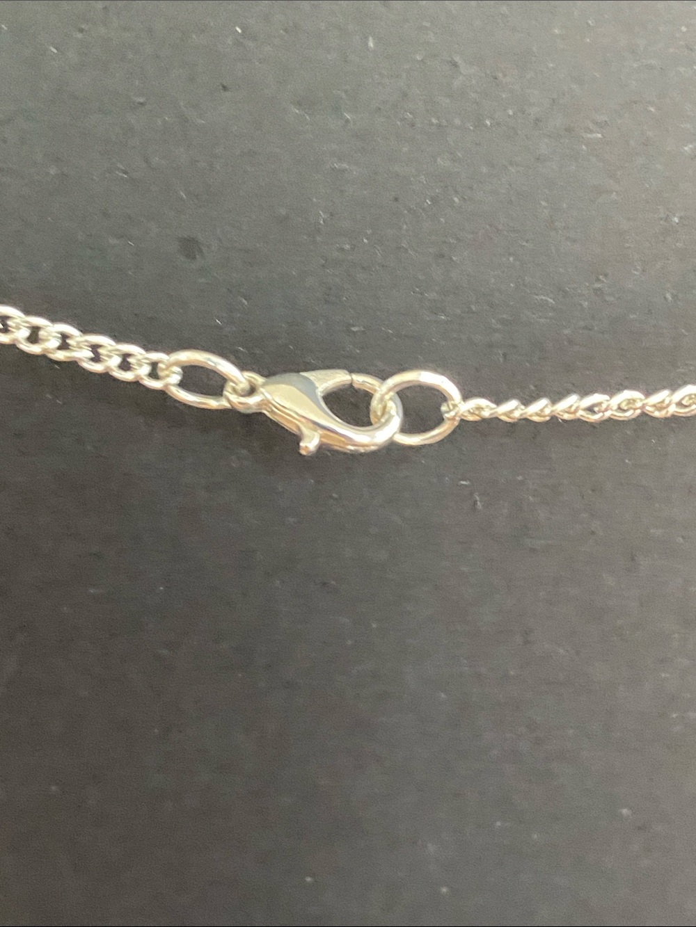 Labradorite Floral Silvertone Necklace - Picture 3 of 3